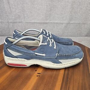 Dunham‎ Men's Captain Boat Shoe - Size 11 Navy Marine Roll Bar C10145